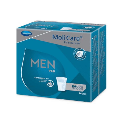 MoliCare Premium MEN PAD 2 kvapky inkontinenčné vložky pre mužov 14ks kúpite na Benulekaren.sk