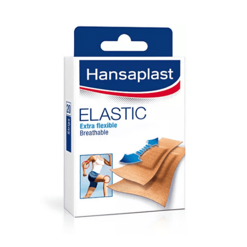 Hansaplast ELASTIC Extra flexible náplasť, stripy 20ks kúpite na Benulekaren.sk