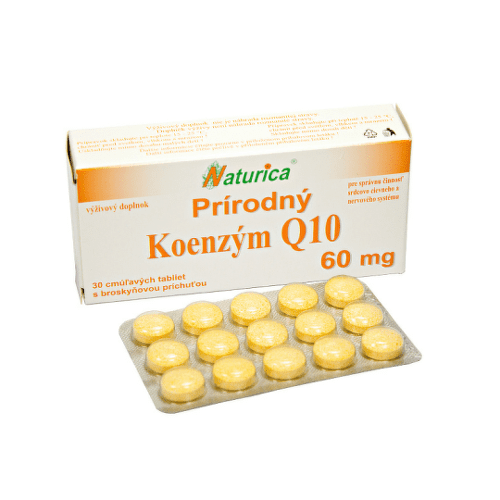 NATURICA Prírodný koenzým Q10 60 mg 30 tabliet