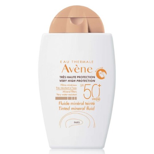 AVENE Tónovaný minerálny fluid SPF 50+ 40ml kúpite na Benulekaren.sk