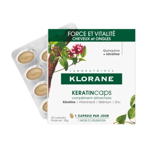 Klorane Keratincaps tobolky vlasy a nechty 30 ks kúpite na Benulekaren.sk