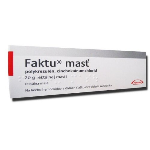 Faktu Faktu masť rektálna masť na hemoroidy 20 g kúpite na Benulekaren.sk