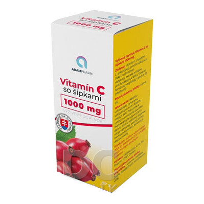 ADAMPharm Vitamín C 1000 mg so šípkami 60 kapsúl