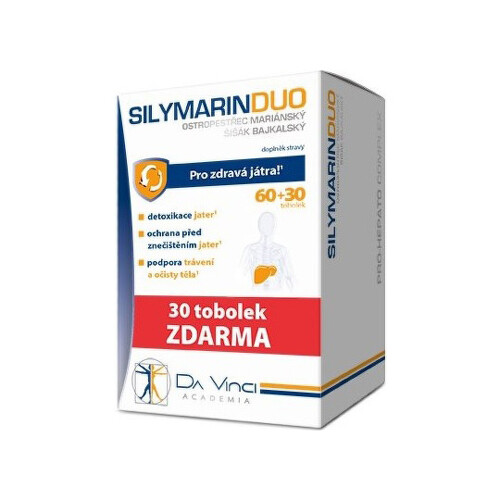 DA VINCI ACADEMIA Silymarin Lipo 60 + 30 kapsúl ZADARMO kúpite na Benulekaren.sk