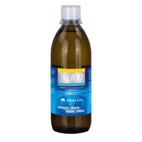 PHARMA ACTIV Koloidné striebro Ag100 50 ppm 500 ml kúpite na Benulekaren.sk