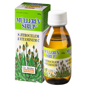 Dr. Müller Müllerův sirup® s plantainom a vitamínom C sirup na podporu imunity, zníženie miery únavy a vyčerpania 245 ml kúpite na Benulekaren.sk