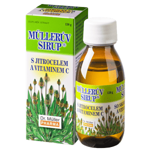 MÜLLEROV Sirup so skorocelom a vitamínom C 245 ml