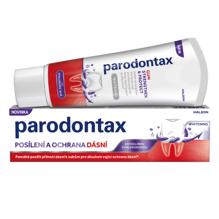 PARODONTAX Whitening Zubná pasta s kyselinou hyalurónovou 75 ml