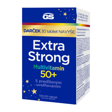 GS Extra Strong Multivitamín 50+ s predĺženým uvoľňovaním 100 + 30 tabliet kúpite na Benulekaren.sk