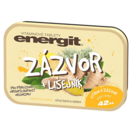 Energit Zázvor + lišejník 42 tabliet