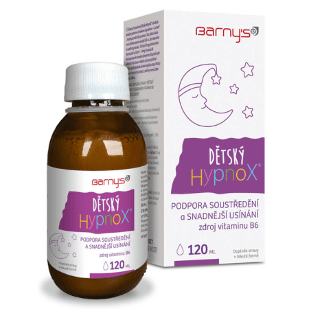 Barny's HypnoX Detský upokojujúci sirup sirup pri ťažkostiach so spánkom a zaspávaním pre deti 120 ml kúpite na Benulekaren.sk