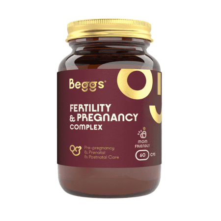 Beggs Fertility + Pregnancy COMPLEX kapsuly na podporu plodnosti pre ženy 60 cps kúpite na Benulekaren.sk