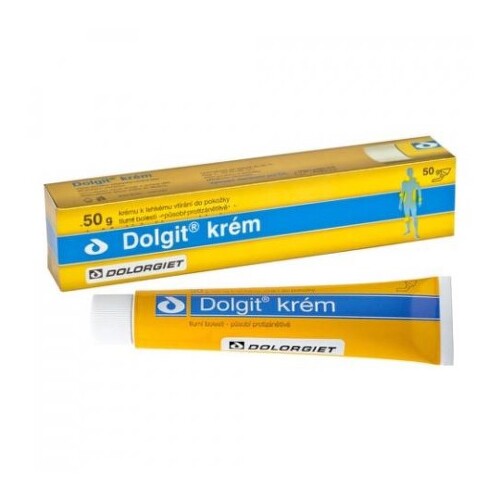 Dolgit Dolgit 50mg/g dermálny krém proti bolesti, zápalu, opuchu 50 g kúpite na Benulekaren.sk
