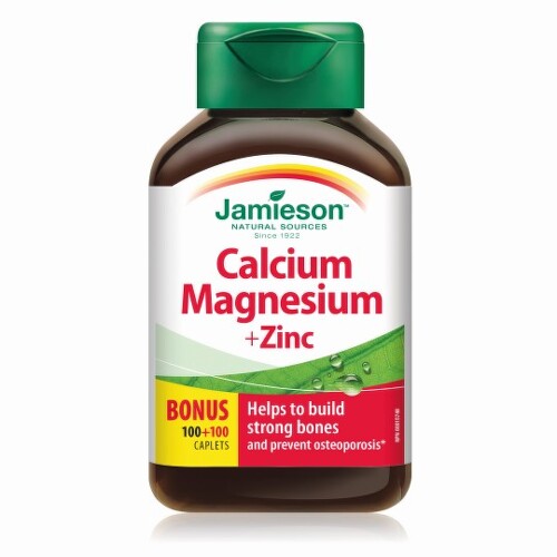 Jamieson Calcium Magnesium so Zinkom 200 tabliet