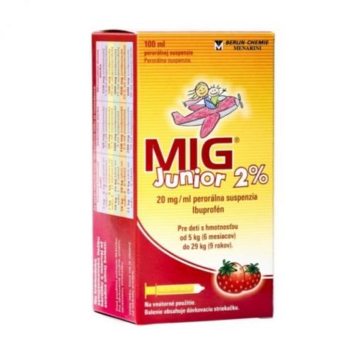 MIG Junior 2% suspenzia 100 ml kúpite na Benulekaren.sk