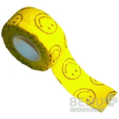 Medic bandáž Finger Smajlík 2,5cm x 4,5m náplasť elastická 1ks kúpite na Benulekaren.sk