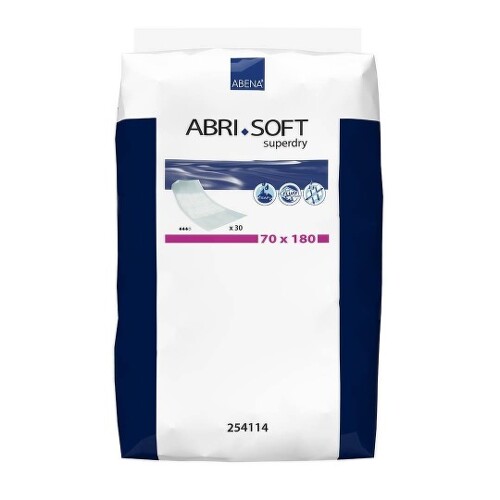 ABENA ABRI SOFT superdry 70x180cm podložka zastielacia, savosť 2000 ml, 30ks kúpite na Benulekaren.sk