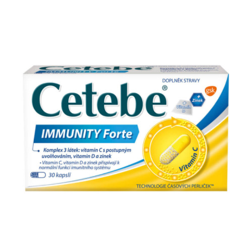 CETEBE Immunity forte 30 kapsúl kúpite na Benulekaren.sk