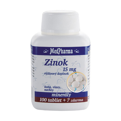E-shop MEDPHARMA Zinok 15 mg 100 + 7 tabliet ZADARMO