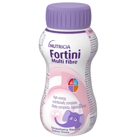 FORTINI Multi fibre pre deti jahoda 200 ml