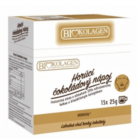 ASP Bio kolagén horúci čokoládový nápoj vrecúška 15 x 25 g