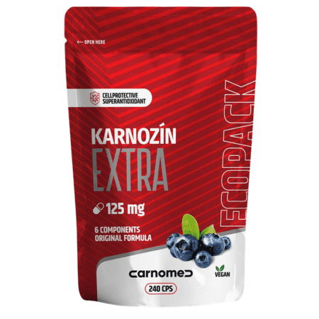 CarnoMed Karnozín Extra 125 mg Ecopack 240 kapsúl
