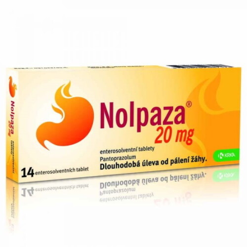 E-shop NOLPAZA 20 mg 14 gastrorezistentných tabliet