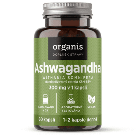 ORGANIS ORGANIS Ashwagandha KSM66 300 mg 60 kapsúl