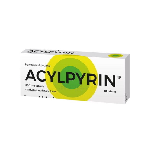 E-shop ACYLPYRIN 500 mg 10 tabliet