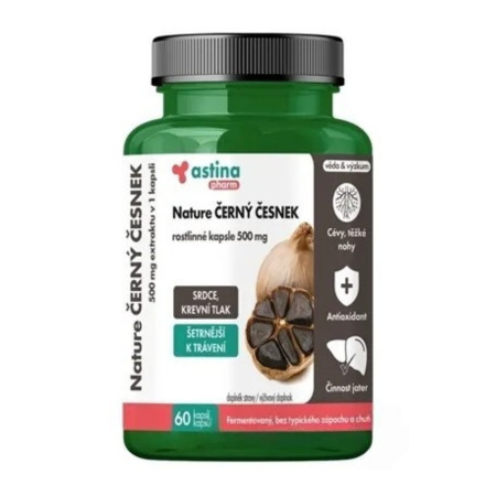 ASTINA PHARM Nature čierny cesnak 60 kapsúl