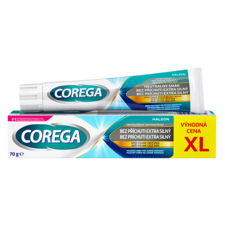 COREGA Bez príchuti extra silný XL fixačný krém 70 g