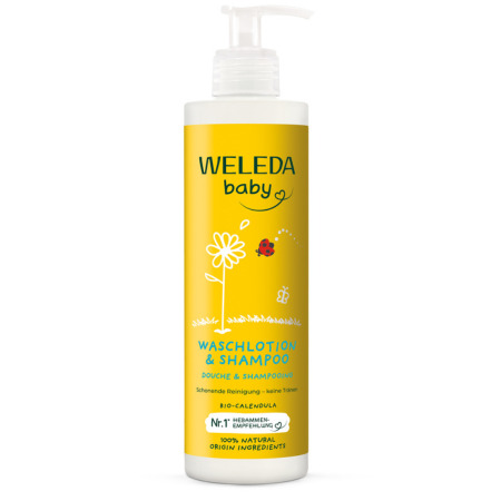 WELEDA WELEDA Baby nechtíkový umývací krém a šampón 400 ml