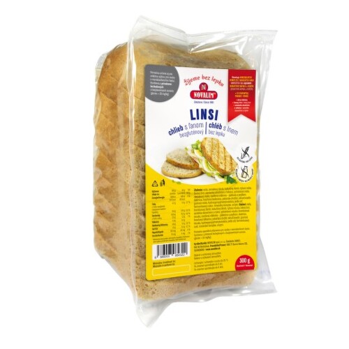 E-shop LINSI Bezgluténový chlieb s ľanom 300 g
