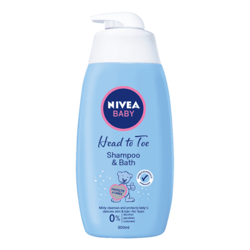 E-shop NIVEA Baby Jemný kúpeľ a šampón 500 ml