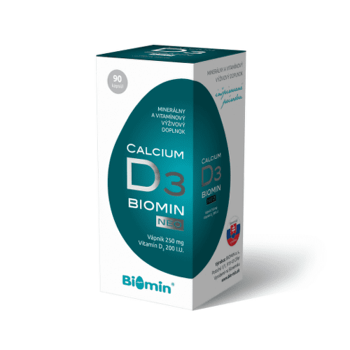 E-shop BIOMIN Calcium neo s vitamínom D3 90 tabliet