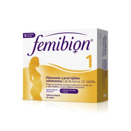 E-shop FEMIBION 1 Plánovanie a prvé týždne tehotenstva 56 tabliet