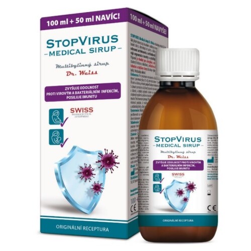 E-shop DR. WEISS Stopvirus medical sirup 100 + 50 ml