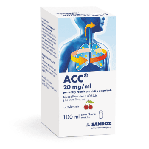 E-shop ACC 20 mg/ml perorálny roztok pre deti a dospelých 100 ml