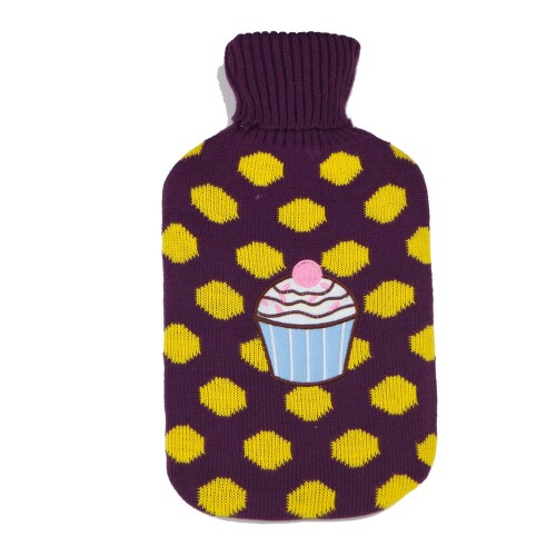 E-shop DEPAN Termofor ohrievacia fľaša s pleteným obalom muffin 1 ks