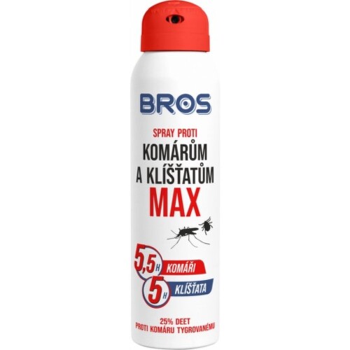 E-shop BROS Sprej proti komárom a kliešťom MAX 90 ml