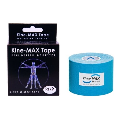 E-shop KINE-MAX Classic kinesiology tape modrá 5 cm x 5 m 1 kus