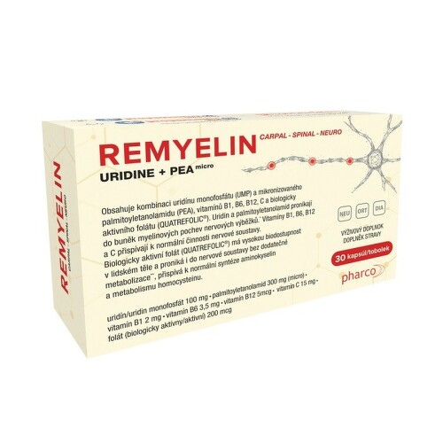 E-shop REMYELIN Uridine + PEA micro + vitamíny B,C 30 kapsúl