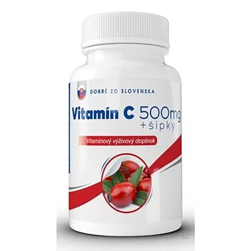 E-shop DOBRÉ ZO SLOVENSKA Vitamín C 500 mg + šípky 30 tabliet
