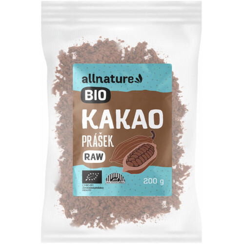 E-shop ALLNATURE Kakaový prášok bio raw 200 g