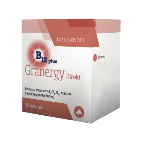 E-shop DR.GRANDEL Granergy direkt B12 plus prášok s vitamínmi B 20 vrecúšok
