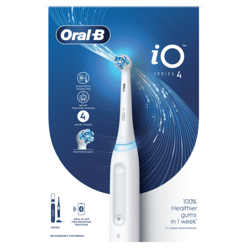 E-shop ORAL-B iO series 4 white elektrická zubná kefka + držiak + puzdro set