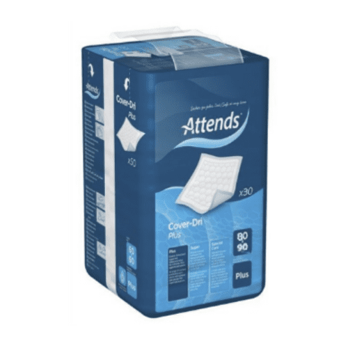 E-shop ATTENDS Cover-dri plus podložka inkontinenčná savosť 1840 ml veľkosť 80x90 cm 30 ks