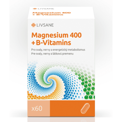 E-shop LIVSANE Magnézium 400 + B vitamíny 60 ks