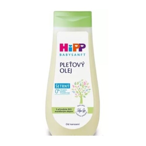 E-shop HiPP Babysanft pleťový olej šetrný s bio mandľovým olejom 200 ml
