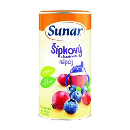 E-shop SUNAR Rozpustný nápoj šípkový s čučoriedkami 200 g